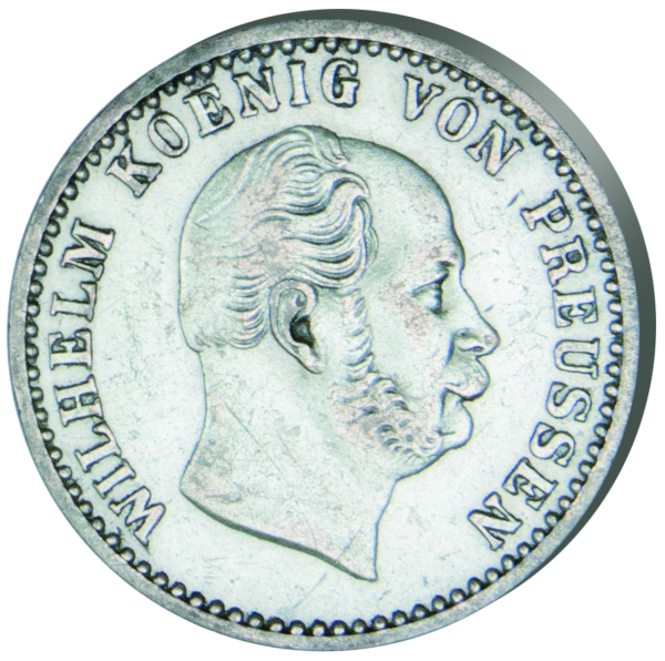 2 1/2 Silbergroschen Preußen - Münze Vorderseite