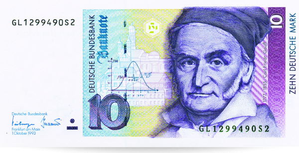 10 DM-Banknote BRD Tietmeyer - 1993 - Vorderseite