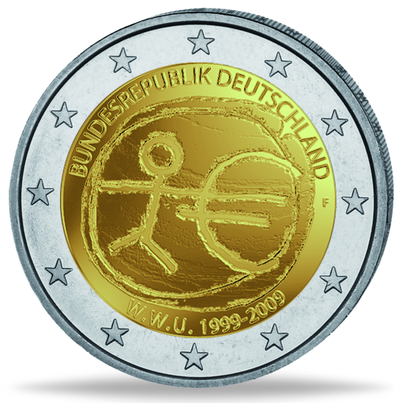 Aufbewahrung für 2-Euro-Münzen