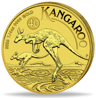 25 Dollar Känguru/Kangaroo 1/4 Unze Gold - Münze Vorderseite 25 Dollar Känguru/Kangaroo 1/4 Unze Gold - Münze Vorderseite