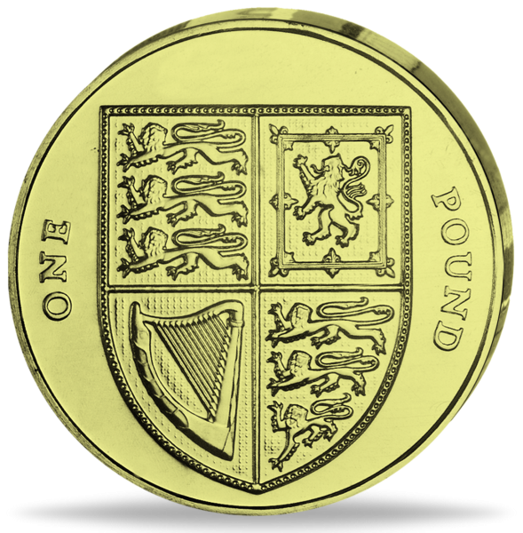 1 Pfund Shield of Royal Arms - Münze Vorderseite