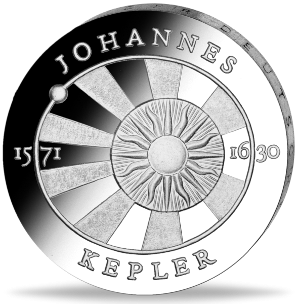 5 Mark der DDR Johannes Kepler - Vorderseite Münze