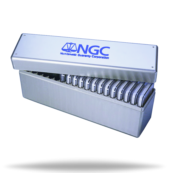 NGC Box für 20 Münzen im Slab
