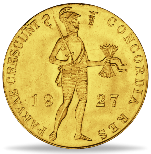Königreich Niederlande, Handelsdukat 1900-1928 - Münze Vorderseite