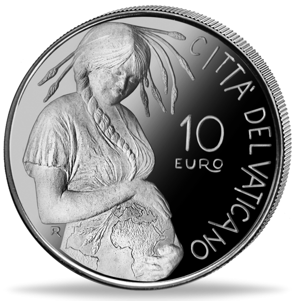 10 Euro „Welttag der Erde“ - Münze Vorderseite