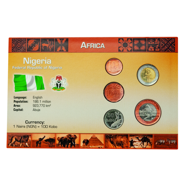 3,61 Naira Kursmünzensatz Nigeria