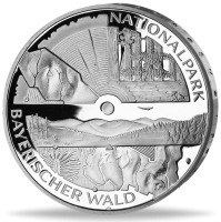 10 Euro Nationalpark Bayerischer Wald - Vorderseite Münze 10 Euro Nationalpark Bayerischer Wald - Vorderseite Münze