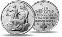 5 Schweizer Franken 100 Jahre Verfassung - Münze Vorderseite / 5 Schweizer Franken 100 Jahre Verfassung - Münze Rückseite 5 Schweizer Franken 100 Jahre Verfassung - Münze Vorderseite / 5 Schweizer Franken 100 Jahre Verfassung - Münze Rückseite