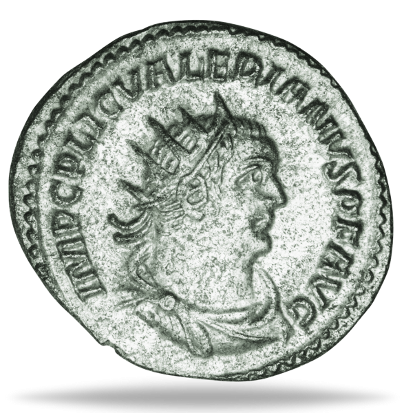Antoninian Valerian I. - Pietas Typ 1 - Münze Vorderseite