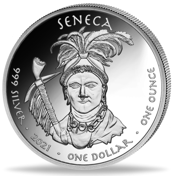 1 Dollar Seneca West Virginia - Münze Vorderseite