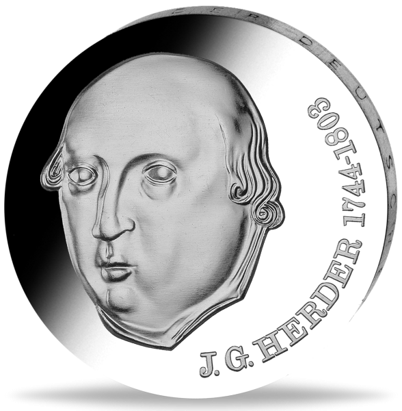 20 Mark der DDR Johann Gottfried von Herder - Münze Vorderseite