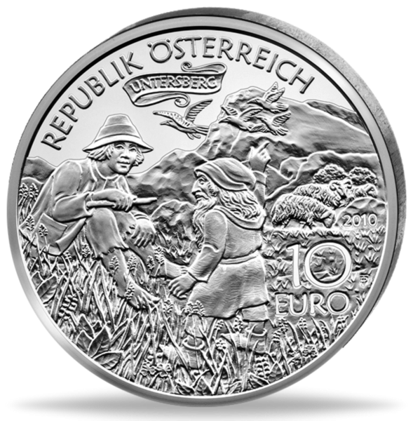 10 Euro Karl der Große Untersberg - Vorderseite Münze